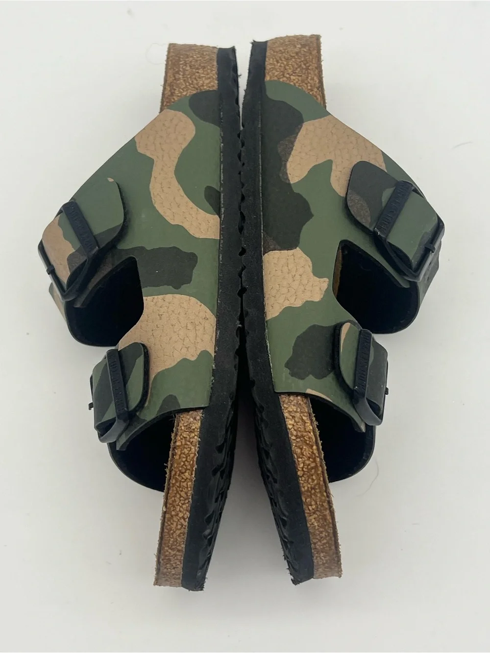 Birkenstock Arizona slides sandals kids size 1 eu 32 camouflage strap shoes - Picture 7 of 8